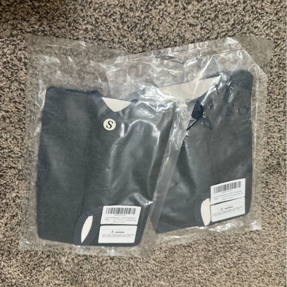 2 CAT Surgery Recovery Suit for Surgical Abdominal Wounds Gray Size Large NEW